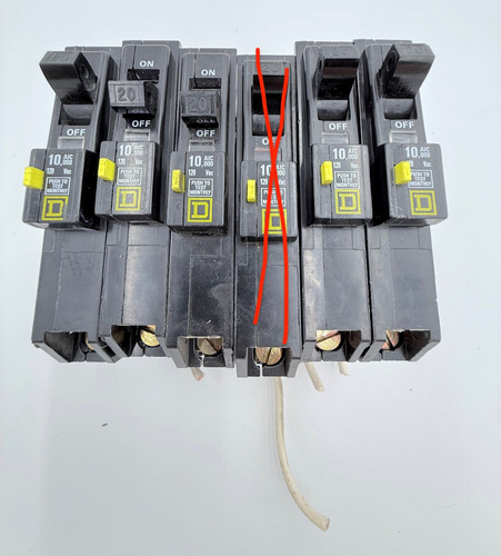 Square qo120gfi 20a - 20a, 1